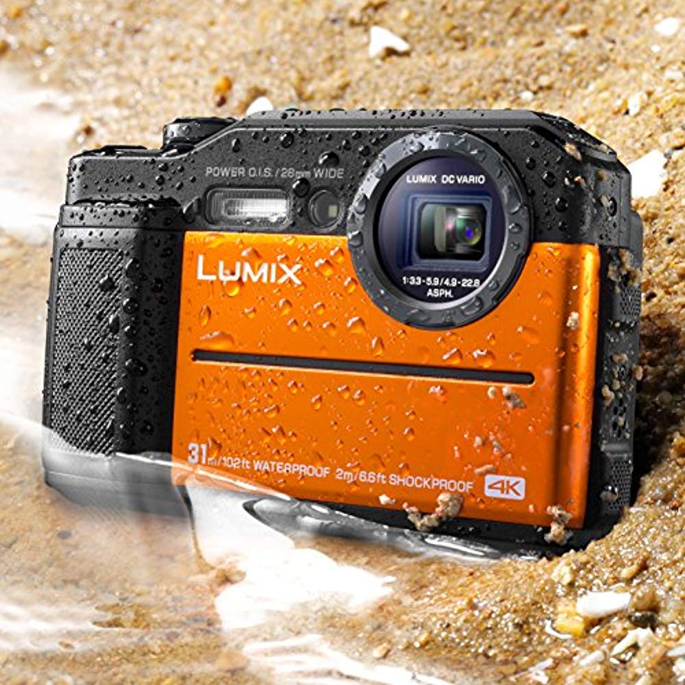 Panasonic DCTS7D Lumix TS7 Waterproof Tough Camera, 20.4MP, 4.6X Zoom