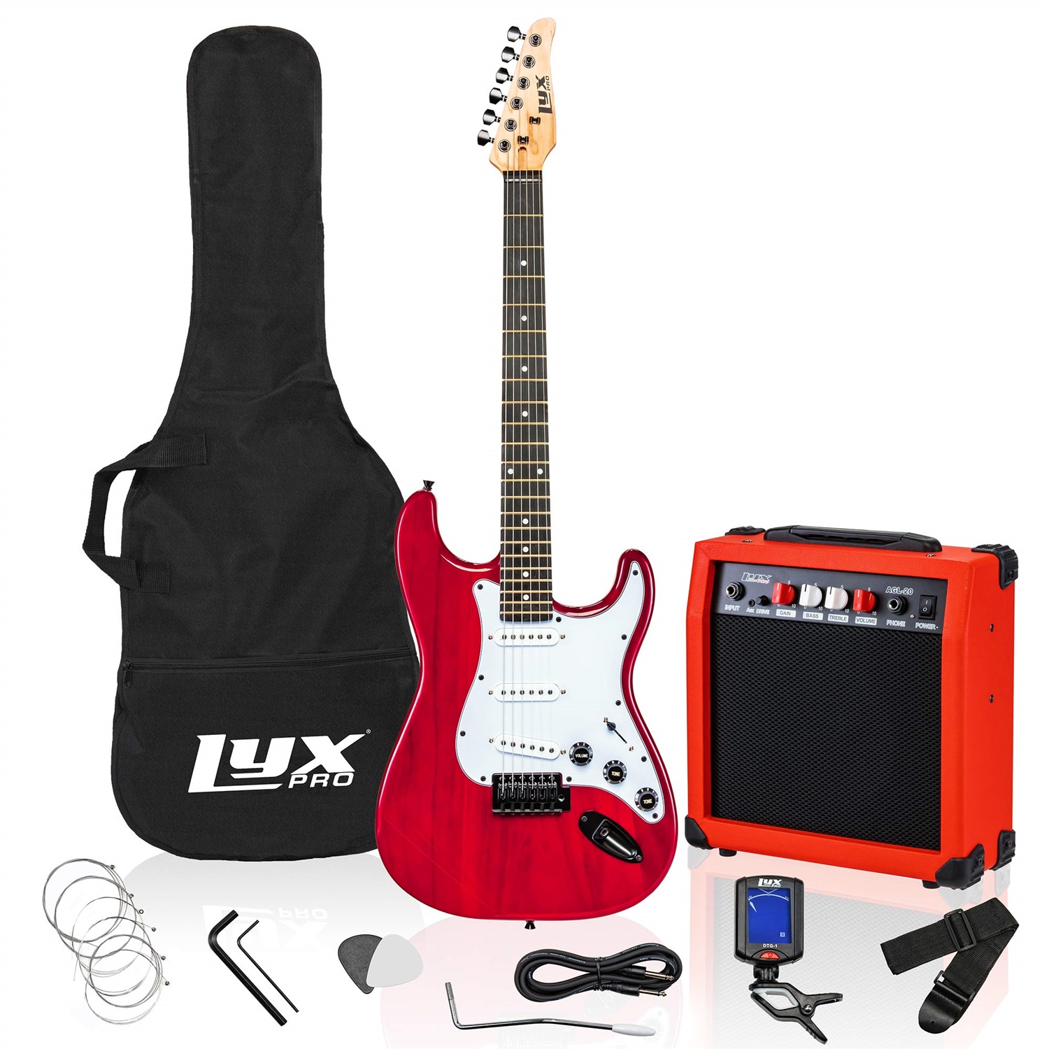 LyxPro Beginner 39” Electric Guitar & Electric Guitar