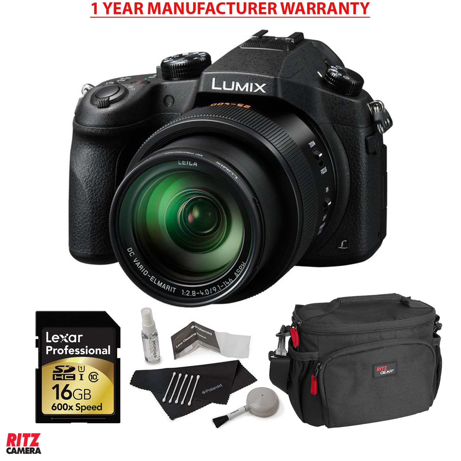 Panasonic Lumix DMCFZ1000 4K Digital Camera with Bundle Kit eBay