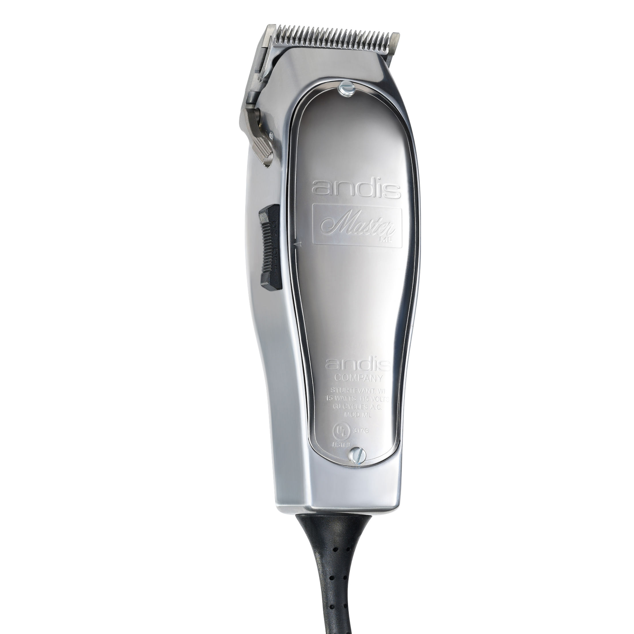 Andis Master ML Clipper 1557 + 9 pack Nano DOUBLE MAGNET Comb Set ...